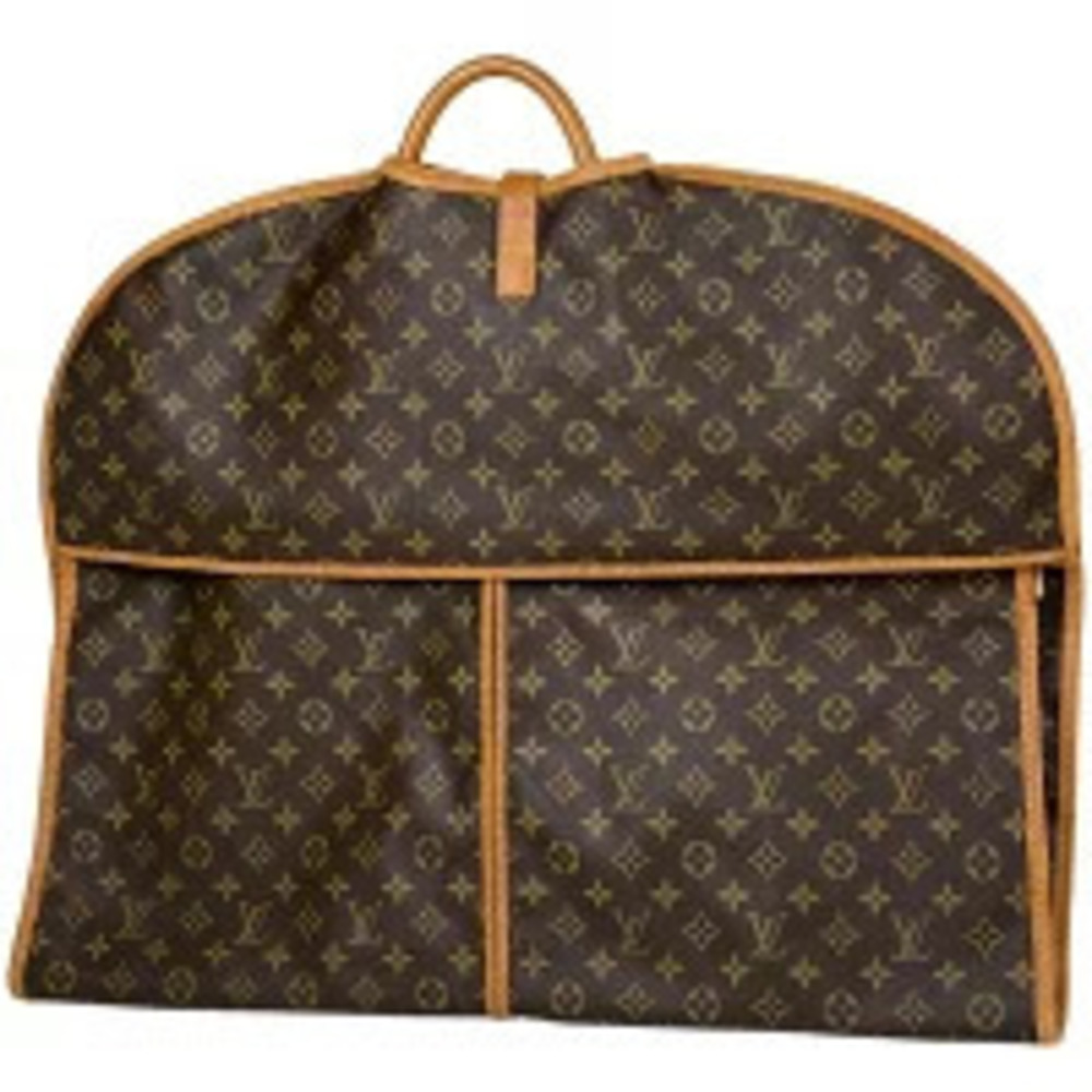 Louis Vuitton Sac de Portementeau Garment Bag Travel Monogram Brown